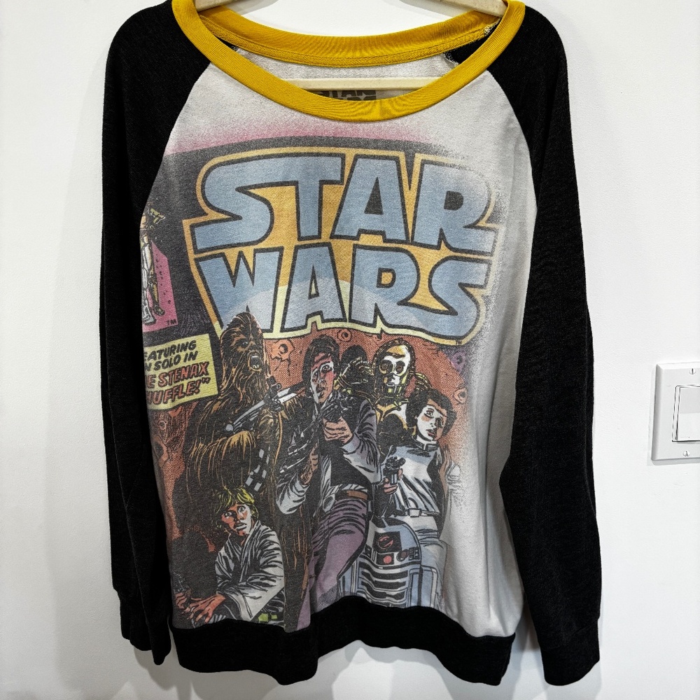 Star Wars Retro Raglan Sweatshirt – XL